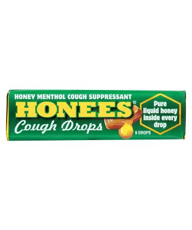 Honees Cough Drops - Menthol - Pack of 24-9 Pack24