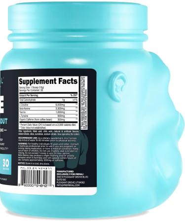 Primal Pre-Workout Tropical Rain Rocket Pop Flavored (30 Servings) - Gluten Free & Non-GMO - Buy Online on GoSupps.com