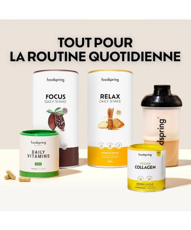 foodspring - Daily Shake Focus protein powder - 20g protein per shake - Milk protein with vitamins and minerals - With real cocoa and ginseng (480g) - Buy Online on GoSupps.com