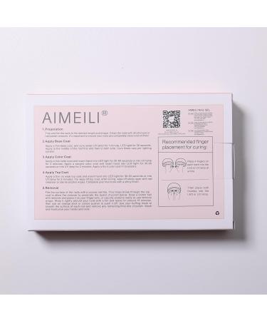 AIMEILI Gel Nail Polish UV LED Soak Off Nail Art Manicure Pedicure Ideal for Salon Studios & Home Use Long Lasting & Easy to Apply KIT6-48 - Buy Online on GoSupps.com