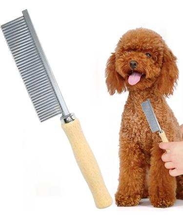 Fengshan Flea Comb - Metal Steel Brush for Dogs Cats & Small Pets | Effective Flea & Lice Removal | Pet Care Accessories - Buy Online on GoSupps.com