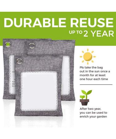 4-Piece Free Mop Frame & Bamboo Coal Bag Set - Ideal for Home Bathrooms Pets Cars & Closets - International Shipping Available - Buy Online on GoSupps.com