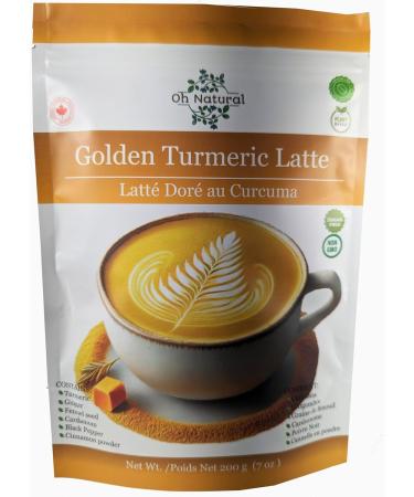 Proudly Canadian | 100 Servings | Golden Milk | Turmeric Ginger Cardamom Latte | Unsweetened |200gm