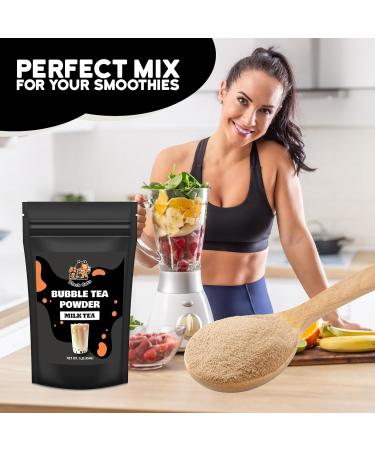 Bubble Tea Powder Kit | Milk Tea Flavor | 1LB (454g) | 18 Servings | Instant Boba Drink Mix for Smoothies and Tapioca Pearl Milk Tea - Buy Online on GoSupps.com