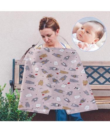 Multi-Purpose Silent Breastfeeding Scarf & Protection Apron with Pockets - Gray | Normal Protection for Moms On-the-Go - Buy Online on GoSupps.com