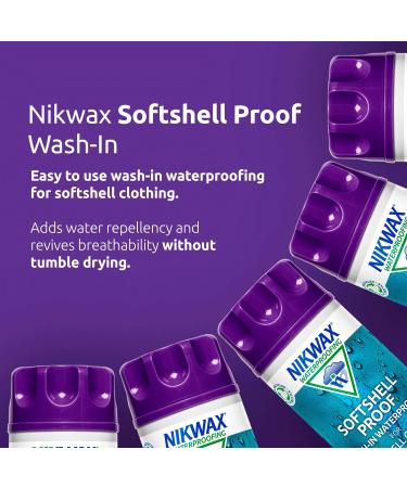 Nikwax Softshell Proof - Ultimate Softshell Wash & Impregnation - One Size | International Shipping Available - Buy Online on GoSupps.com