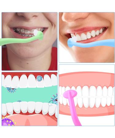 Buy Ouligay 4-Piece Tuft Toothbrush Set | Soft Interspace & End-Tuft Brushes for Detailed Cleaning - Ideal for Braces & Interdental Care - Buy Online on GoSupps.com