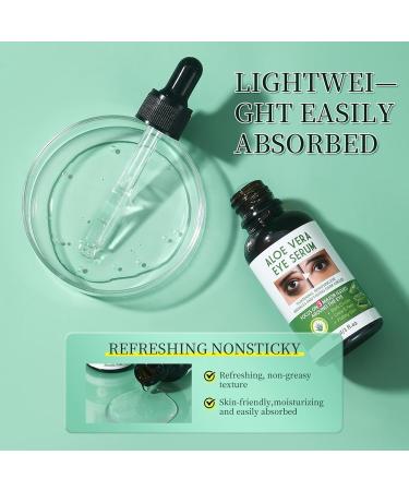  Pemarlis Aloe Vera Skincare Eye Serum with Aloe Vera Moisturizing Eye Cream Eye Pads Aloe Vera Eye Mask Aloe Eye Serum 2 Pack - Buy Online on GoSupps.com