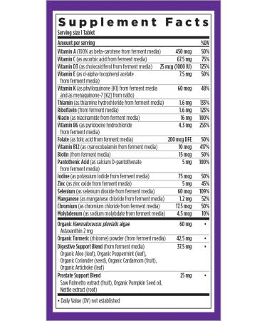 New Chapter 55+ Every Manâ€™s One Daily Multivitamin - Whole Food, 96 Veggie Tablets - Buy Online on GoSupps.com