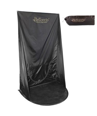 Belloccio  Turbo-Tan  Brand Black Professional Sunless Airbrush and Turbine Spray Tanning Wall Hanging Backdrop Tent with Nylon Carrying Bag