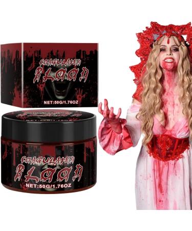  G n rique Washable Artificial Blood Blood Effect Makeup 50ml Body Paint for Costume Beauty Fancy Dress Face and Body Makeup Halloween Party Adults Zombie and Vampire - Buy Online on GoSupps.com