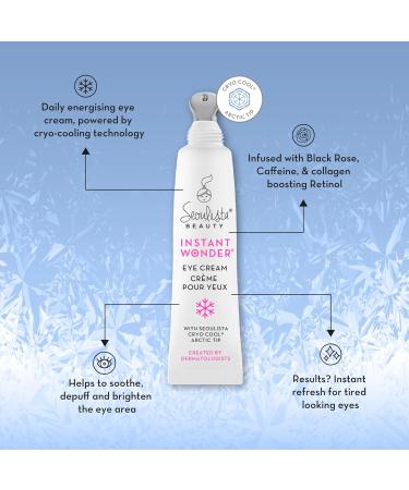 Seoulista Instant Wonder Eye Cream 15ml - Transform Tired Eyes Reduce Dark Circles Fine Lines & Puffiness with Cryo-Cooling Technology - Buy Online on GoSupps.com