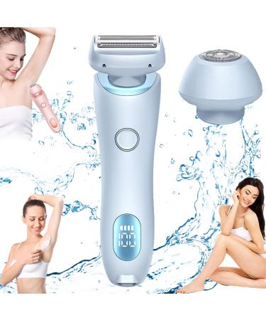 Duskofficial Razor Dusk Razor for Women Glide Pro 3.0 Razor Dusk Glide Pro 3.0 Shaver Dusk Shave The Glide Pro 3.0 Razor Dusk Dusk Official Electric Razor Wet & Dry Shaver (Blue)
