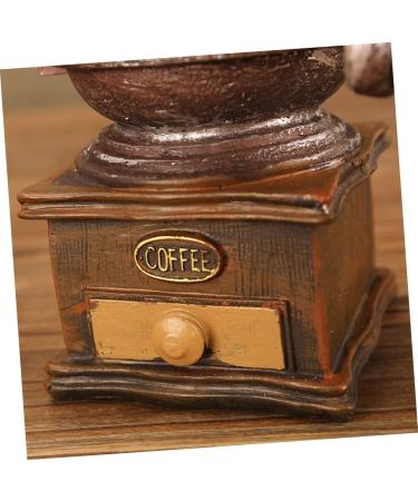 Cabilock Desktop Bookcase 1pc Model Style Home Yellow Resin Coffee Photo Props Vintage Bar Miniature Figurine Maker Shop for - Buy Online on GoSupps.com