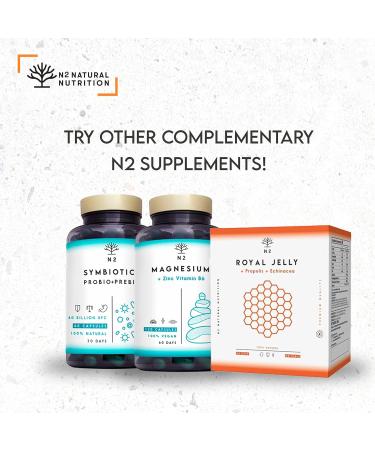 Multivitamins and minerals 200% of the daily dose vitamin complex magnesium vitamin C vitamin D Zinc B1 B6 B12 vitamins for fatigue 90 capsules. N2 Natural Nutrition EU - Buy Online on GoSupps.com