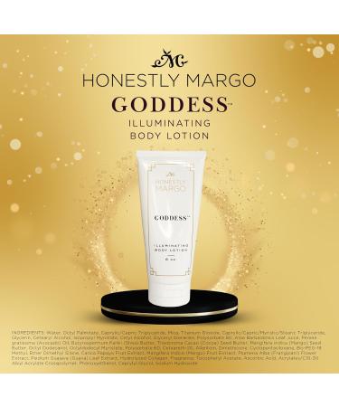 Honestly Margo Goddess Illuminating Body Lotion (8 Oz) Alluring Luxury Women s Fragrances Subtle Golden Shimmer for a Soft Body Glow Nourish Hydrating Lotion with Natural Fruit Oils and Extracts Body Lotion 8 Ounce - Buy Online on GoSupps.com