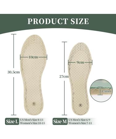 6 Pair Breathable Shoe Insoles for Men & Women | Comfortable Crystal Velvet & Latex Inserts | Customizable Washable Footbed for Any Shoe Size - Buy Online on GoSupps.com