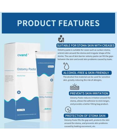 Ostomy Paste - Alcohol-Free Skin Barrier | Stoma Care Supplies & Accessories | 2.1 oz Tube for Effective Ostomy Protection - Buy Online on GoSupps.com