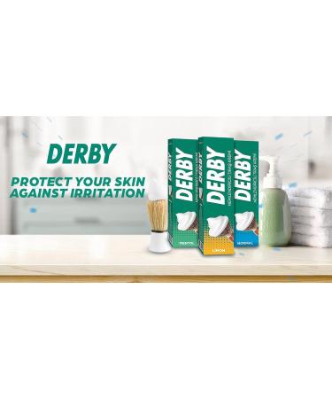 Buy Derby Menthol Shaving Cream 100g - Refreshing Shave for All Skin Types | International Shipping Available - Buy Online on GoSupps.com