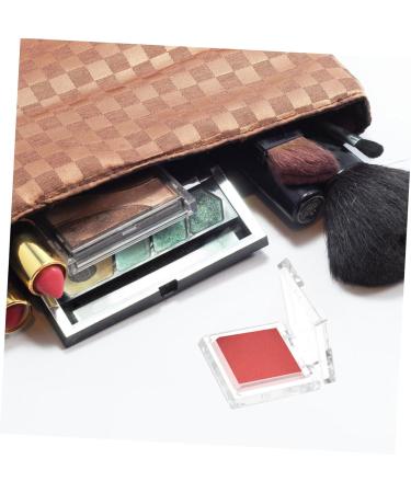 FOYTOKI 4pcs Transparent Square Mini Eyeshadow Box Empty Eyeshadow Case Empty Blusher Case Cosmetic Palettes Lip Balm Case Small Makeup Palettes Empty Highlighter Case Small Cosmetic Pans - Buy Online on GoSupps.com