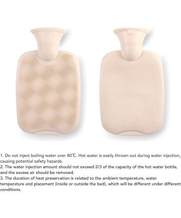 1000ml PVC Coated Hot Water Bottle - Gray | Best for Home Use | International Shipping - Buy Online on GoSupps.com
