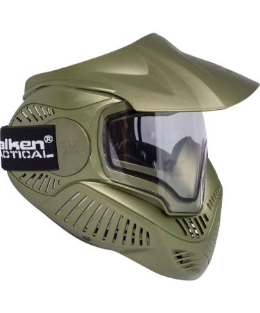 Valken Paintball MI-7 Goggle/Mask with Dual Pane Thermal Lens Olive