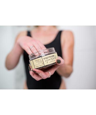Vanilla Coffee Scrub - Exfoliating Body & Face Polish for Smooth Skin | Invigorating Vanilla Scent | 4 Oz - Naturally Radiant Skin - Buy Online on GoSupps.com