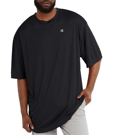 Champion Men's Double Dry Sport Crewneck Tee - XX-Large Black - Buy Online on GoSupps.com