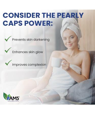 America Medic & Science Pearly Caps | 1500 mg Glutathione Supplement for Anti-Aging & Skin Lightening | 60 Capsules with Vitamin C L-Cysteine & Alpha Lipoic Acid - Buy Online on GoSupps.com