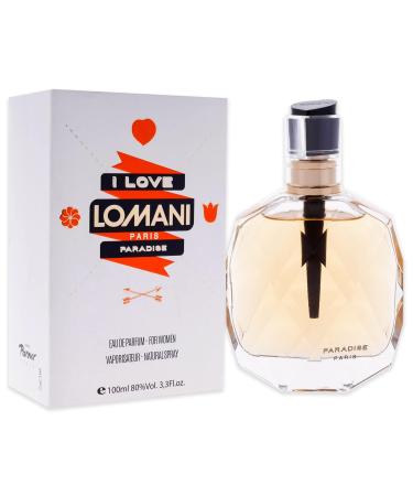 Lomani I Love Lomani Paradise Women EDP Spray 3.4 oz 3.4 Ounce (Pack of 1) - Buy Online on GoSupps.com