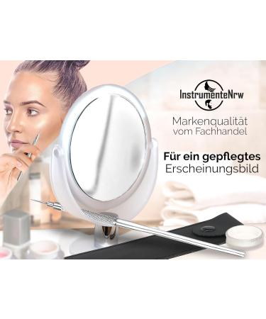 Milia Knife & Opener - Stainless Steel Comedone Squeezer & Blackhead Remover for Facial Care | 15 cm with Case - International Shipping - Buy Online on GoSupps.com