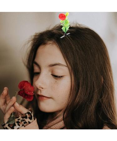 Lurrose 56pcs Pea Mini Sprout Barrettes for Women | Novelty Bean Simulation Butterflies Hair Clips | Creative Toddler Party Headwear - Buy Online on GoSupps.com