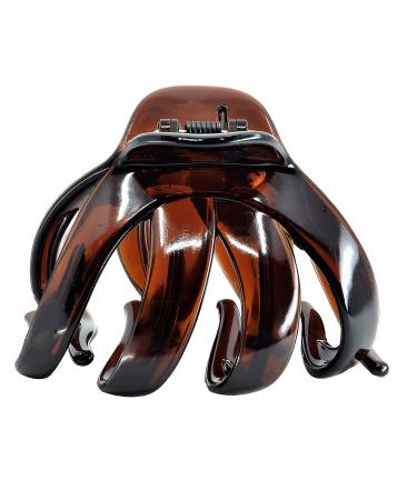 Camila Paris French Octopus Hair Clip for Thick Hair - Pack of 2, 3.5 Inch - Tortoiseshell - Made in France - Buy Online on GoSupps.com
