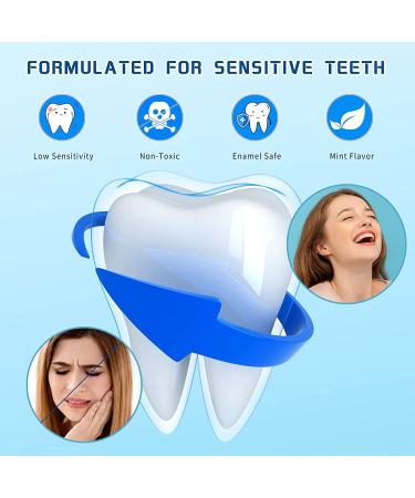 Enamel-Safe 5D Teeth Whitening Kit for Sensitive Teeth - 30-Minute Express Whitening - Non-Toxic Formula - 14 Pcs (7 Treatments) - Buy Online on GoSupps.com