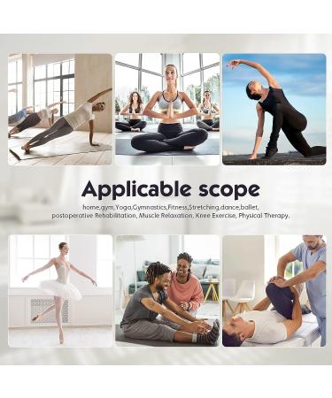 10-Loop Slim Panda Yoga Stretch Strap for Physiotherapy, Pilates, Dance, and Gymnastics - Soft & Durable Home Exercise Tool - Buy Online on GoSupps.com