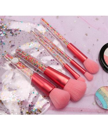 5 Pc Portable Makeup Brushes Set with Storage Bag | Professional Eyebrow Eyeshadow & Foundation Brushes for Daily Use | International Shipping Available - Buy Online on GoSupps.com