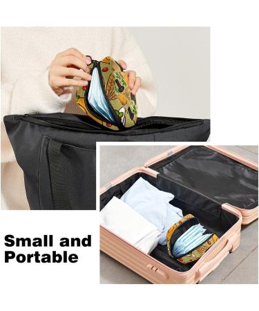 Sanitary Napkin Storage Bag - Autumn Turkey Design | Menstrual Cup & Nursing Pad Holder | Portable Period Kit Bag | Color 7 - Buy Online on GoSupps.com