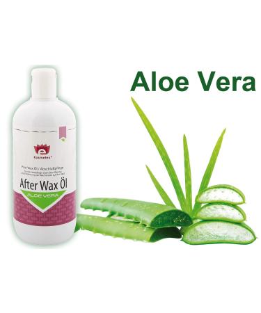 Kosmetex Aloe Vera After Wax Oil - Soothing & Nourishing Removes Wax Residue - 500ml - International Shipping Available - Buy Online on GoSupps.com