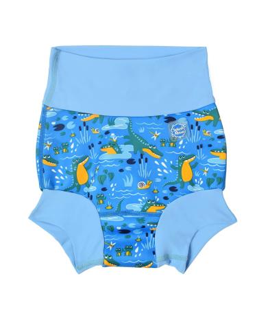Splash About Baby & Toddler Happy Nappy Reusable Swim Nappy Crocodile Swamp 3-6 Months - Buy Online on GoSupps.com