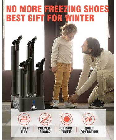 Sunday Living Boot Dryer with Heat Blower - Electric Shoe Dryer with 3-Hour Timer and Overheat Protection | Quick Drying and Quiet - Buy Online on GoSupps.com
