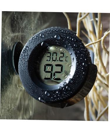 Yardwe 3 Pcs Thermometer Reptilians Mini Turtles Room Digital Turtle Hygrometer Pet Animal Blackx3pcs 6.5X6.5X3cmx3pcs - Buy Online on GoSupps.com