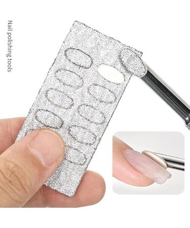 Replaceable Sand Paper Cuticle Pusher Set Self-adhesive Oval Sandpaper Pre Polishing Tool Coarse Sand - Buy Online on GoSupps.com