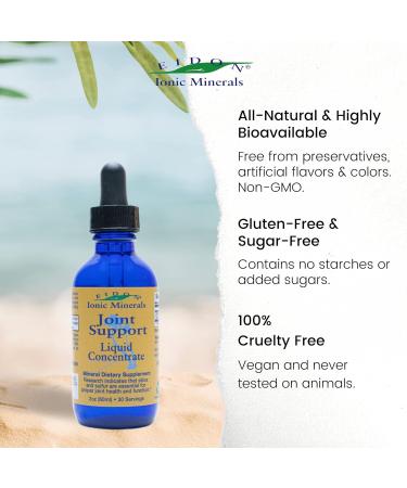 Eidon Supplement Liquid Concentrate - Contains Ionic Silica and Sulfur Support Drops for Stronger Hair Skin and Nails Bioavailable No Additives or Preservatives - 2 oz 2 Fl Oz (Pack of 1) - Buy Online on GoSupps.com