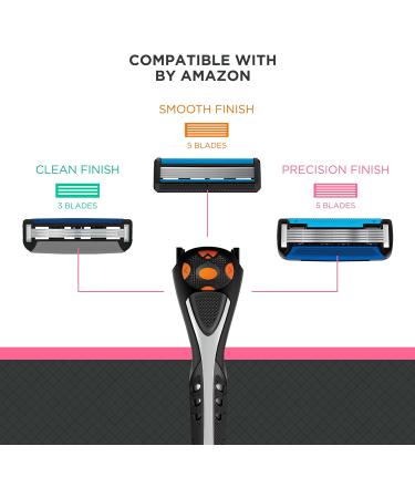 Amazon Men 5 Blade Razor Replacement Cartridge (12 Count) | Previously Solimo | 12 Refills - Buy Online on GoSupps.com