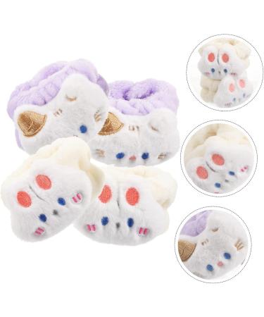 FRCOLOR 2paires Bracelets De Lavage De Visage Confortables Bracelets Absorbants Et Fille De Lapin Chat - Buy Online on GoSupps.com