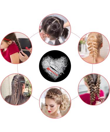 Sularpek 1000 Pcs Elastic Hair Bands Hair Elastics Clear Hair Elastic Bands Plastic Hair Bands Small Hair Bands Hair Rubber Bands for Hair Braids With Band Removal Hook+2 Hair Braid Tools transparent - Buy Online on GoSupps.com