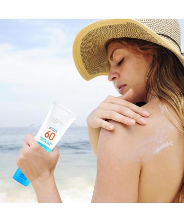  Miake Sunscreen Lotion | Sunscreen SPF 60 PA+++ Daily Moisturizing Sunscreen Insulation - Moisturizing Face Sunscreen Cream 0.5ml Oil Free UV Protection for Most Skin Miake - Buy Online on GoSupps.com