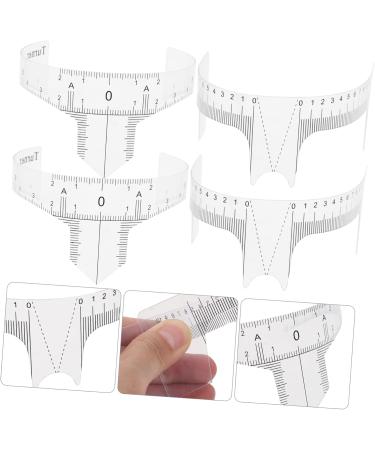 DRESSOOS Eyebrow Ruler Stencils 10pcs Eyebrow Design Ruler Disposable Eyebrow Stencil Tools Eyebrow Face Ruler Eyebrow Shape - Buy Online on GoSupps.com