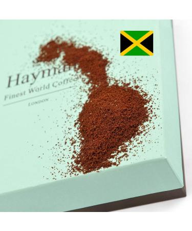 Hayman - Finest World Coffee 100% Blue Mountain Coffee from Jamaica - Ground - One of the best coffees in the world freshly roasted and ground for you! (Box with 680g)
