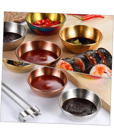 MAGICLULU 24 Pcs Silver Sauce Dish Dipping Sauce Seasoning Dish Stainless Steel 9x9cmx3pcs Silverx3pcs - Buy Online on GoSupps.com